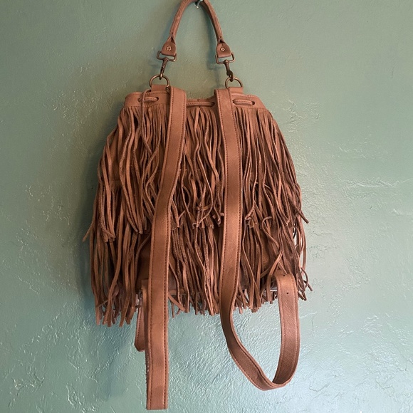 McFadin leather fringed backpack - Picture 2 of 3